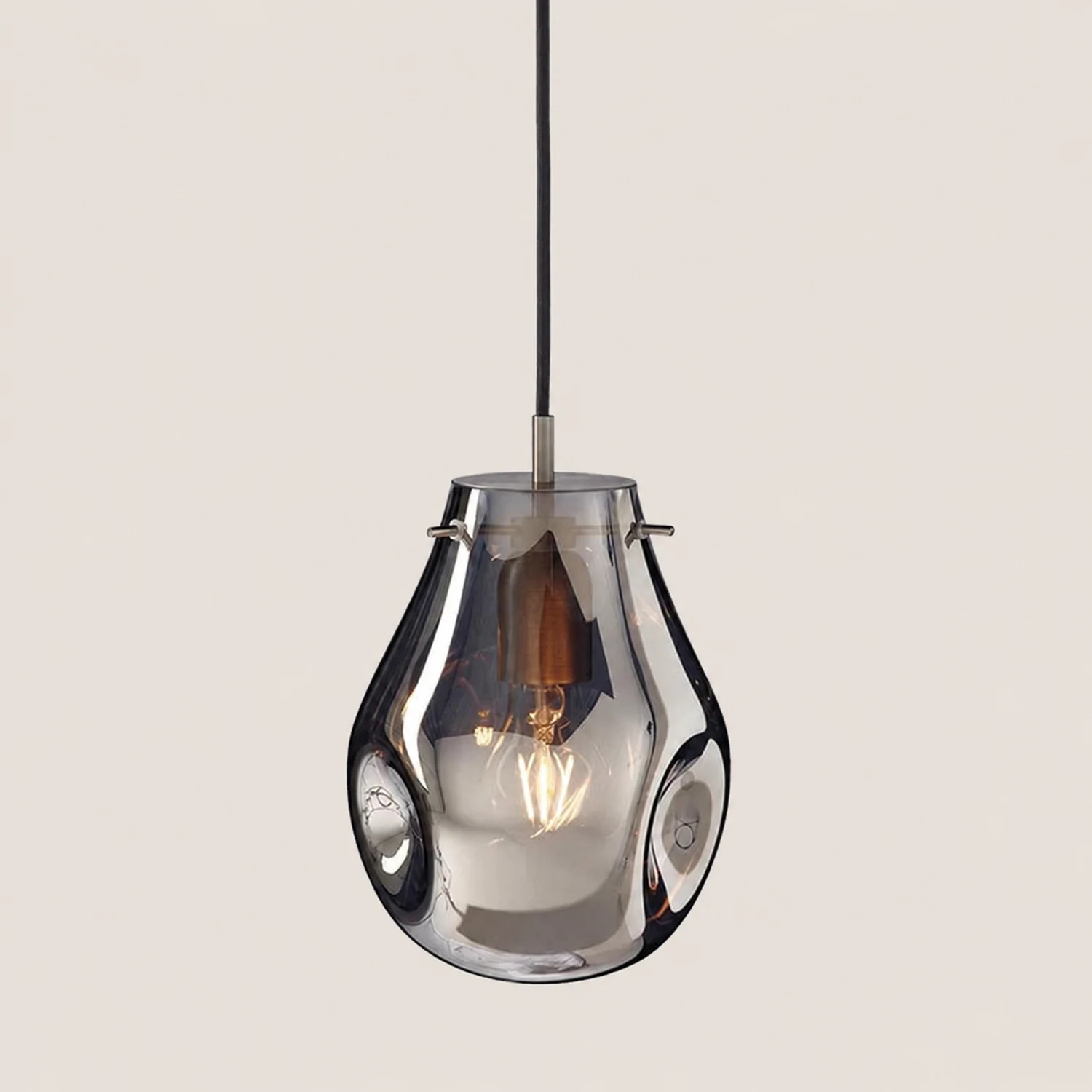 Handcrafted Irregular Shape Glass Pendant Lighting - Lumpaz