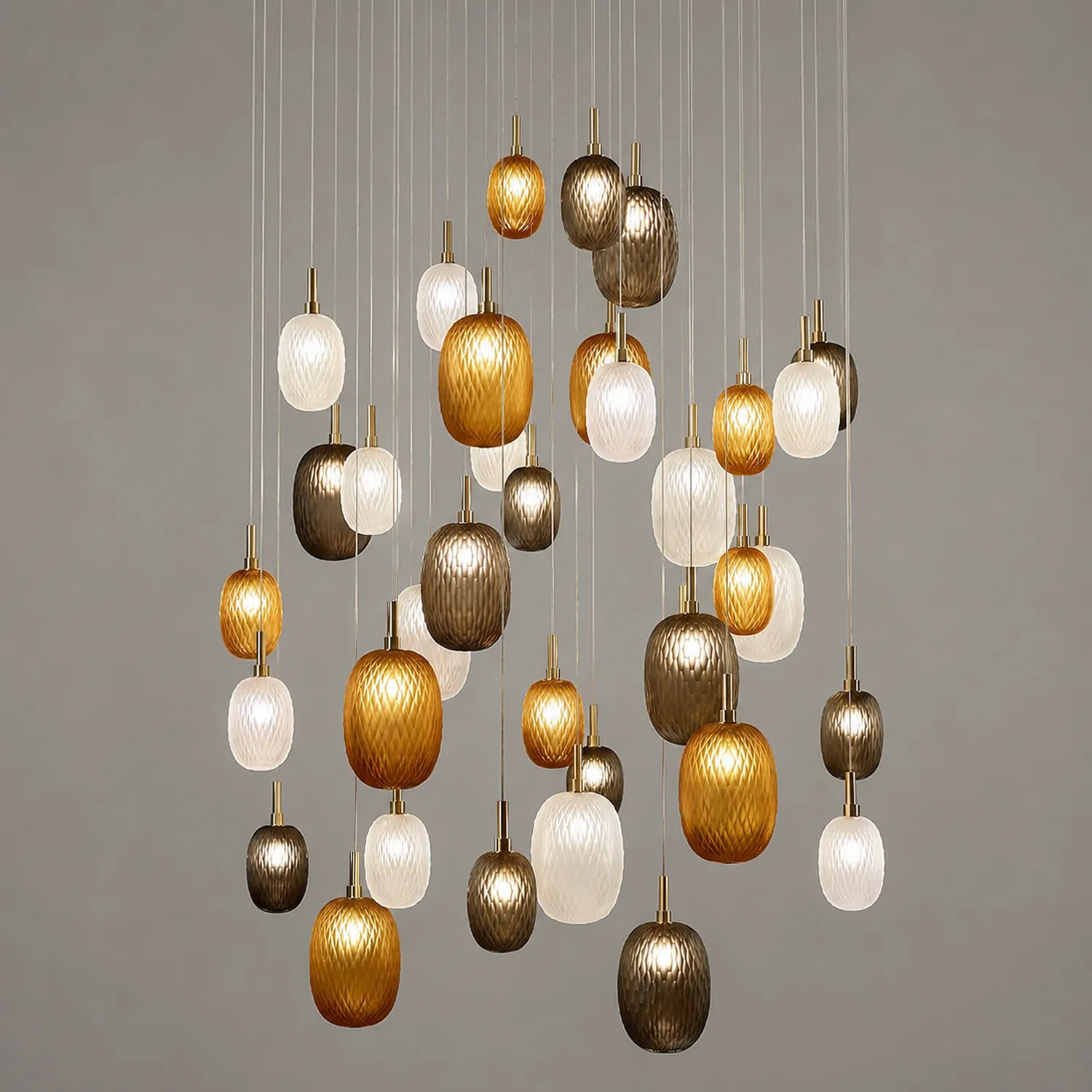 Design Stained Glass Ball Pendant Light - Lumpaz