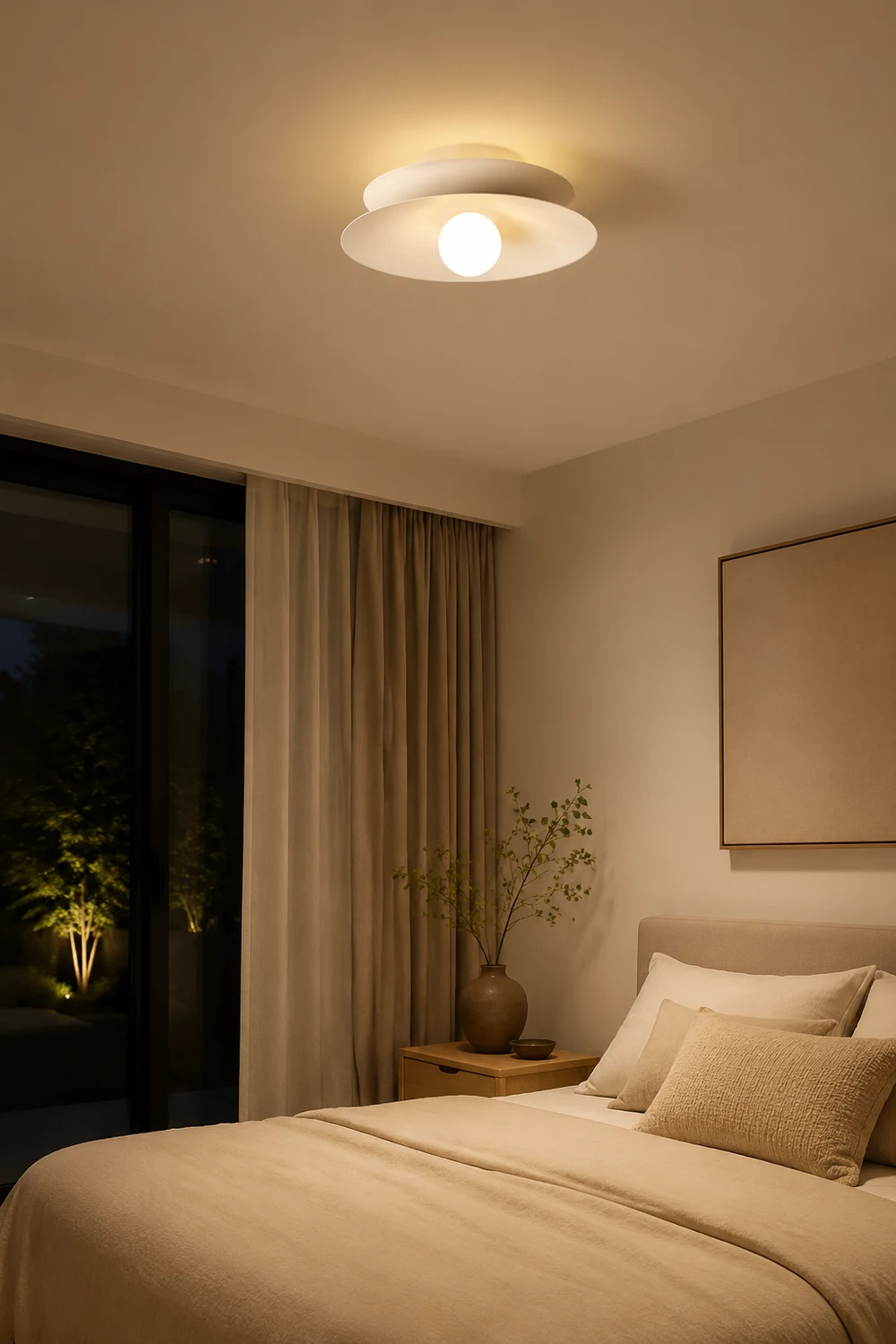 Simple LED Ceiling Light For Bedroom - Lumpaz
