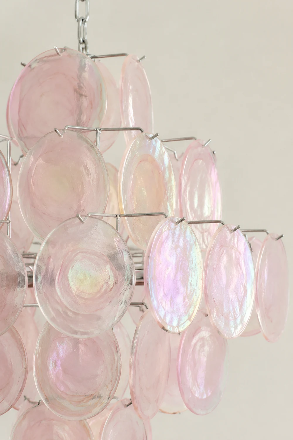Pink Murano Glass Chandelier for Living Room - Lumpaz