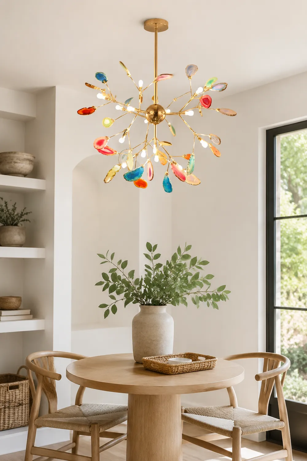 Nordic Creative Light Luxury Agate Stone Chandelier - Lumpaz