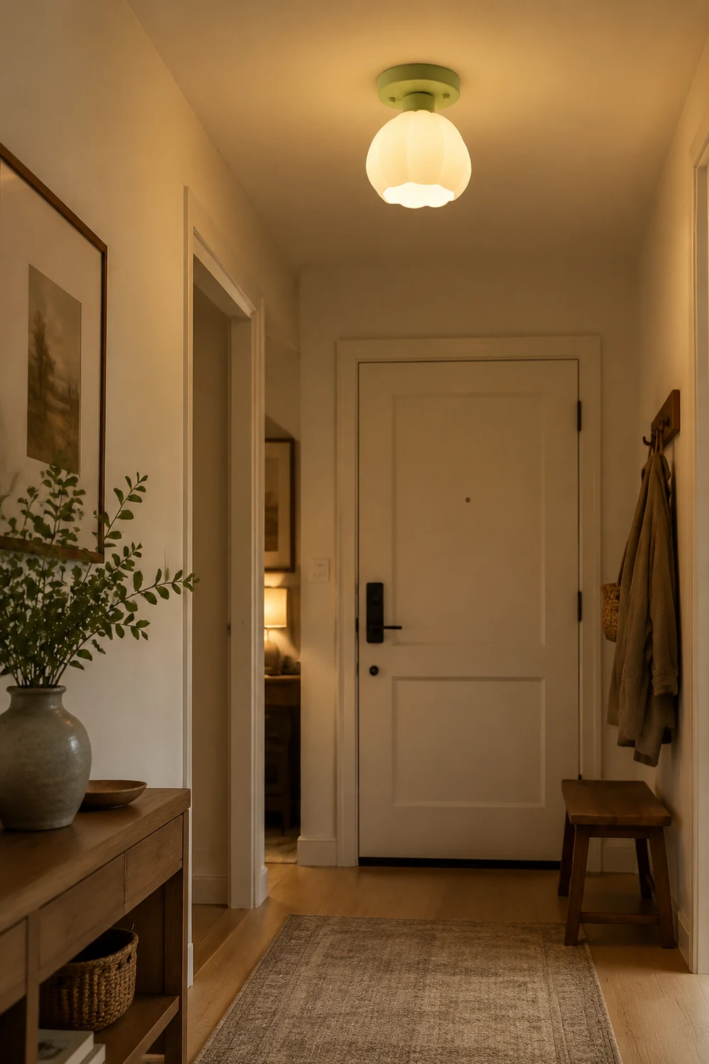 Cream Pumpkin Creative Corridor Aisle Ceiling Light - Lumpaz