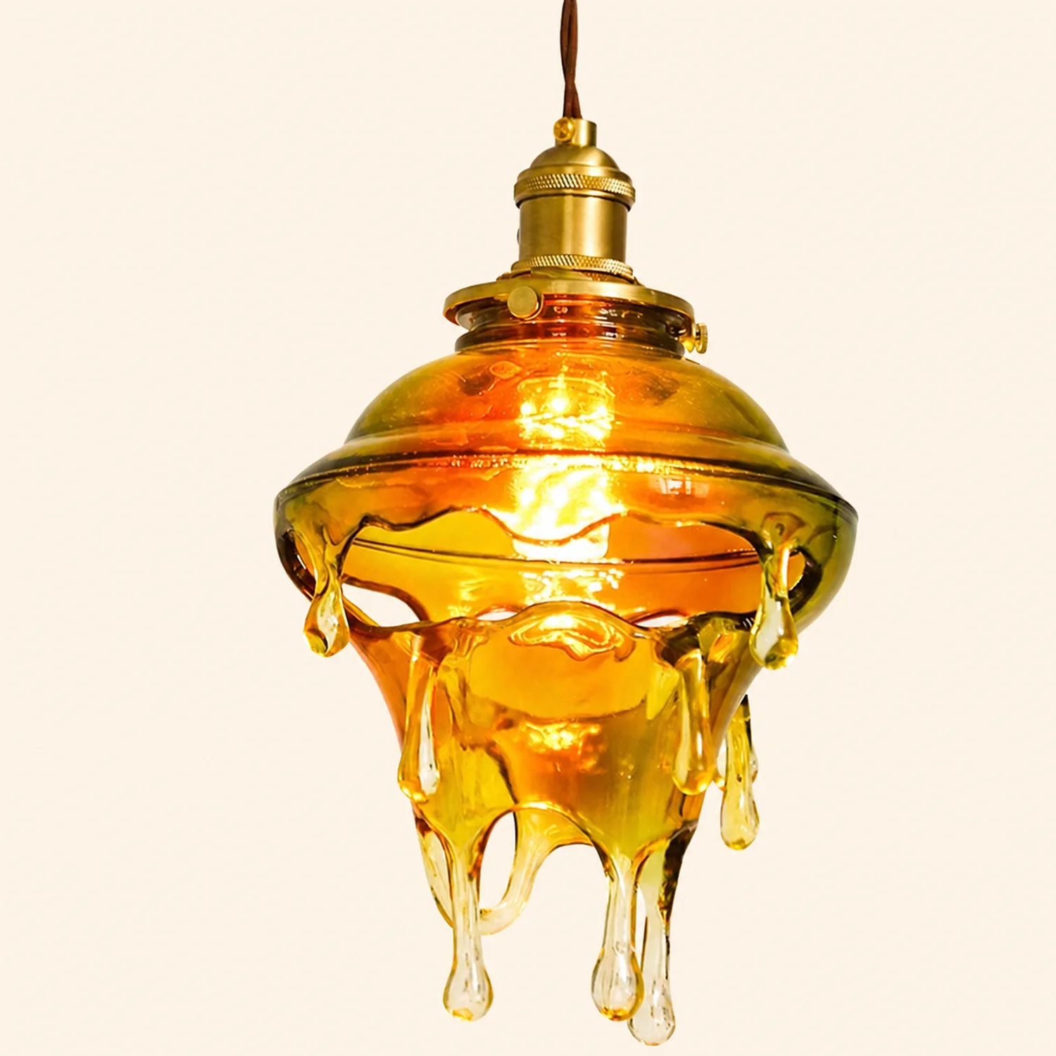Designer Water Drop Melting Decor Pendant Light - Lumpaz