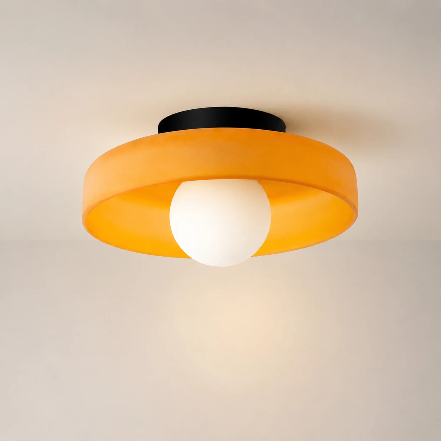 Modern Round Flush Mount Kitchen Ceiling Light - Lumpaz
