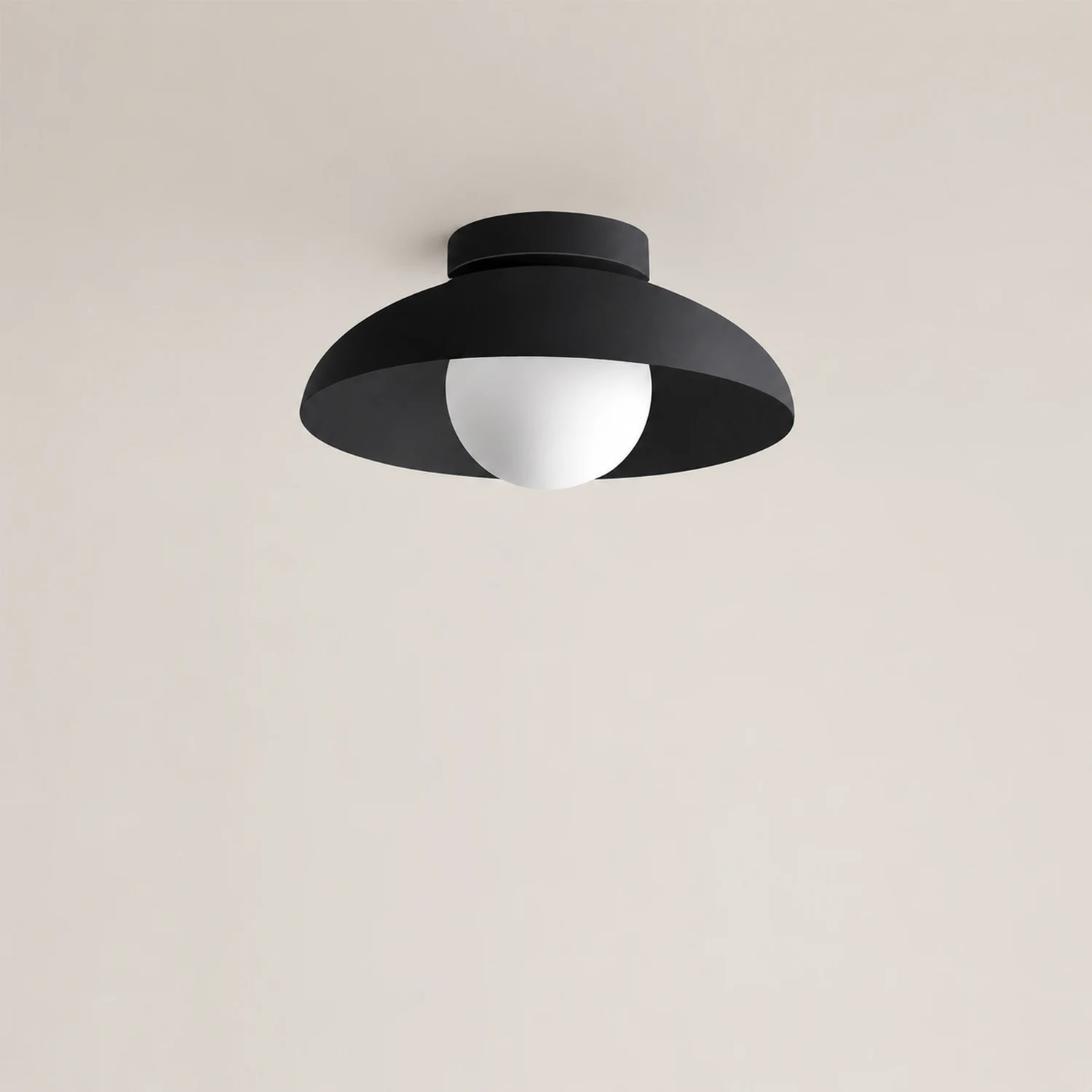 Contemporary Metal Semi Flush Ceiling Light for Hallway - Lumpaz