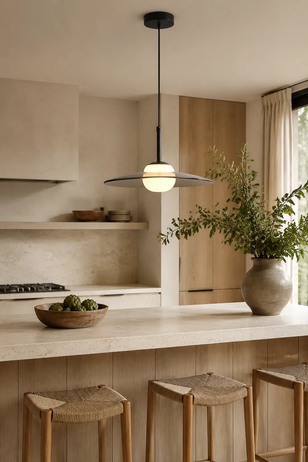 Modern Pendant Light Glass Finish Pendant Light - Lumpaz