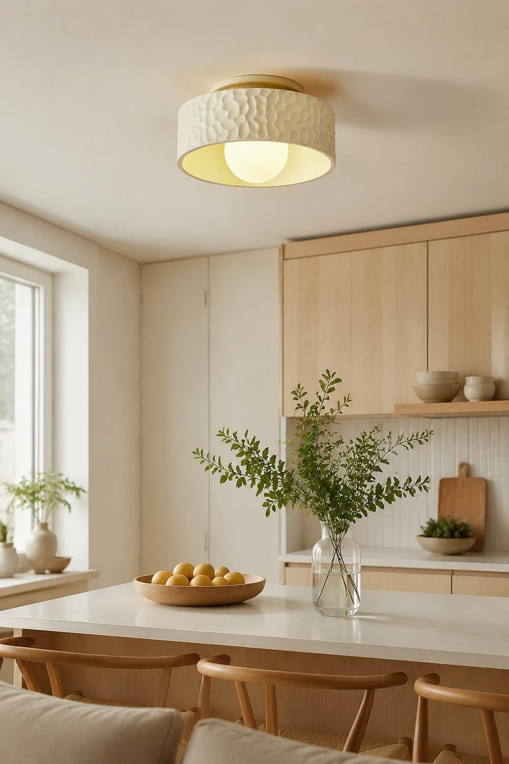 Wabi-sabi Ceiling Lamp Simple Creativity Ceiling Light - Lumpaz