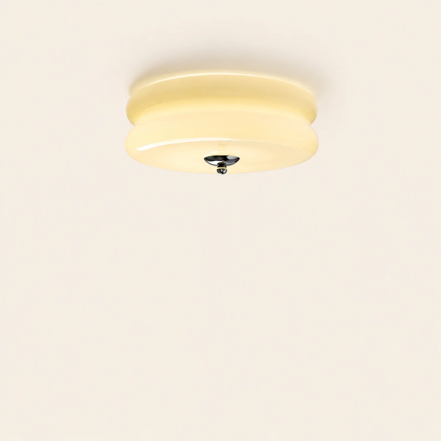 Art Deco Cream Cake Ceiling Light - Lumpaz