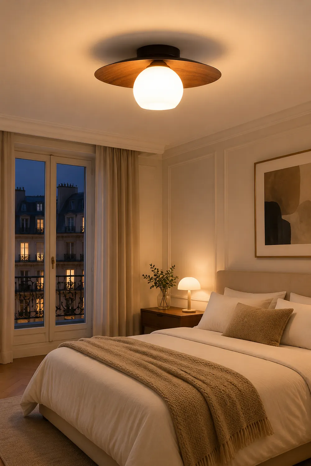 Modern Chinese Style Bedroom Ceiling Lamps - Lumpaz