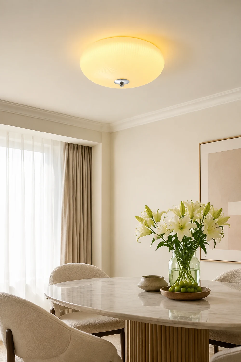 French Simple Glass Ceiling Lamps - Lumpaz