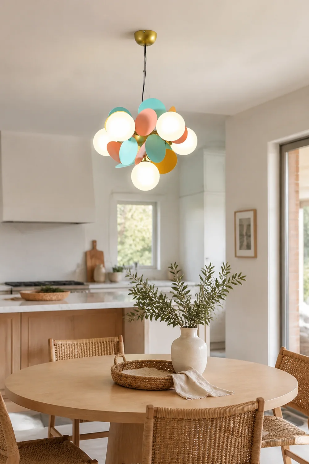 Modern Multicolored Flower-Branch Shaped Ceiling Chandelier Light - Lumpaz