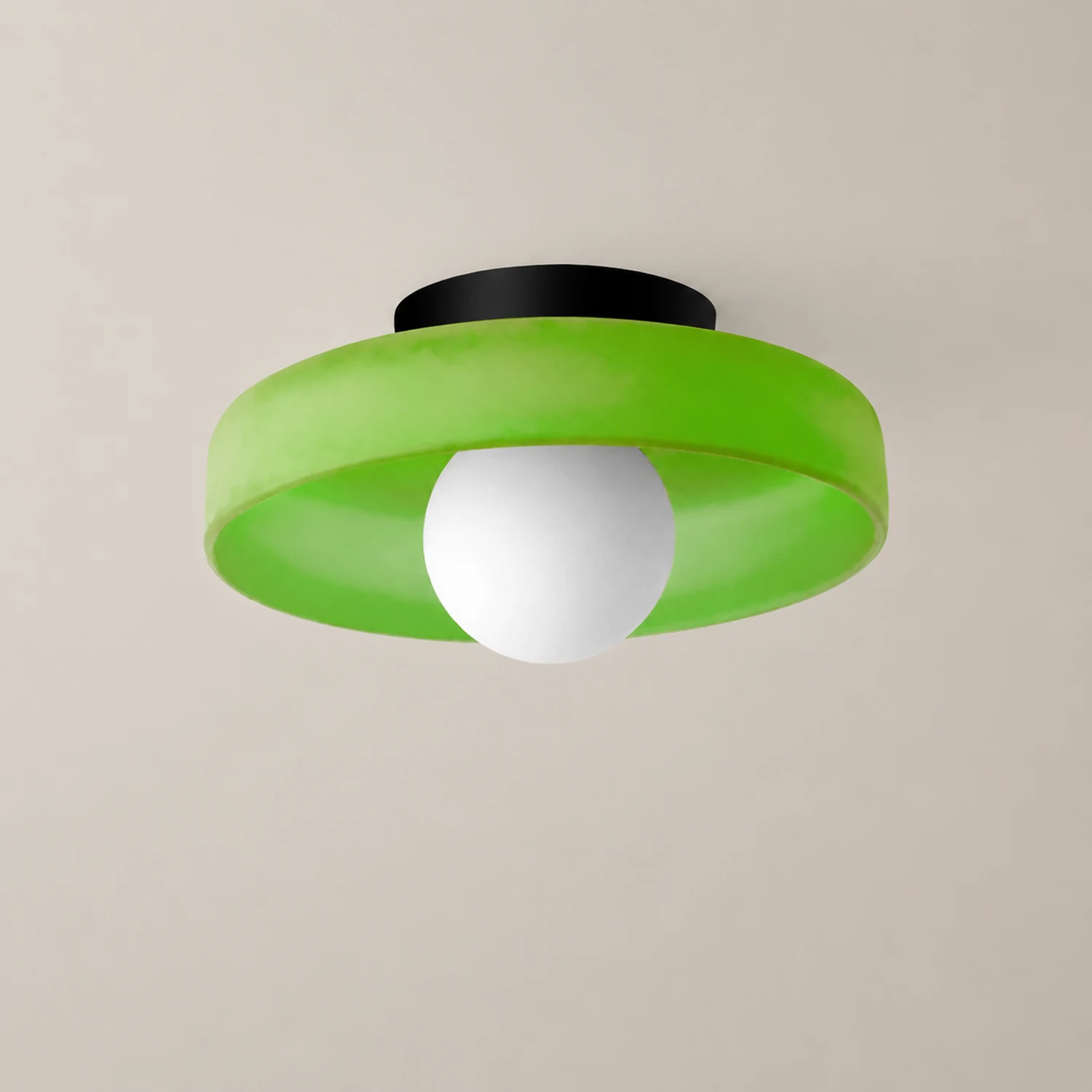 Modern Round Flush Mount Kitchen Ceiling Light - Lumpaz