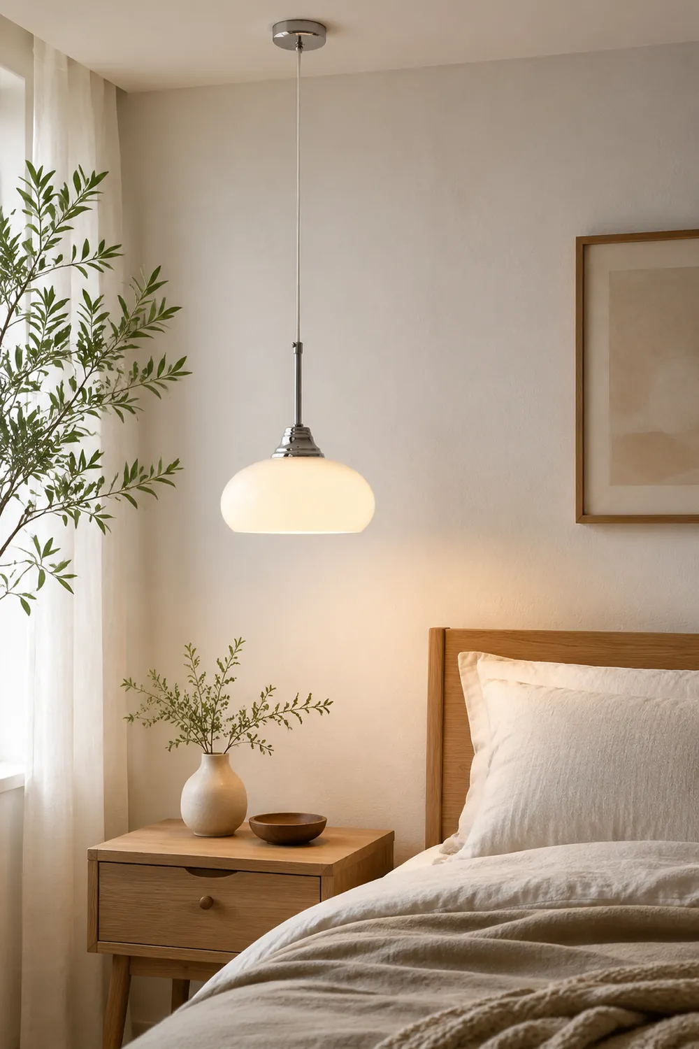 Nordic Bauhaus Small Glass Pendant Light - Lumpaz