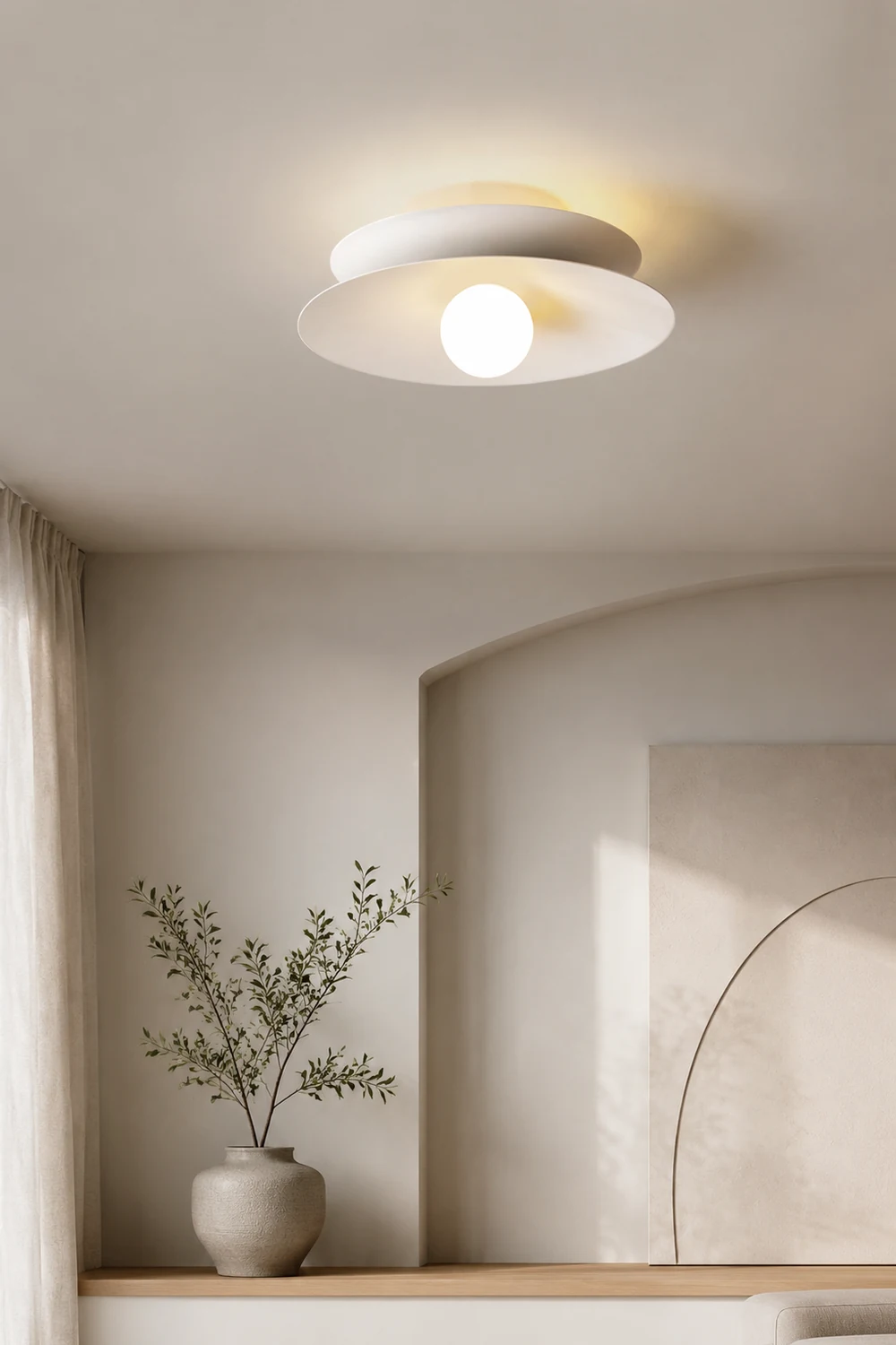 Simple LED Ceiling Light For Bedroom - Lumpaz