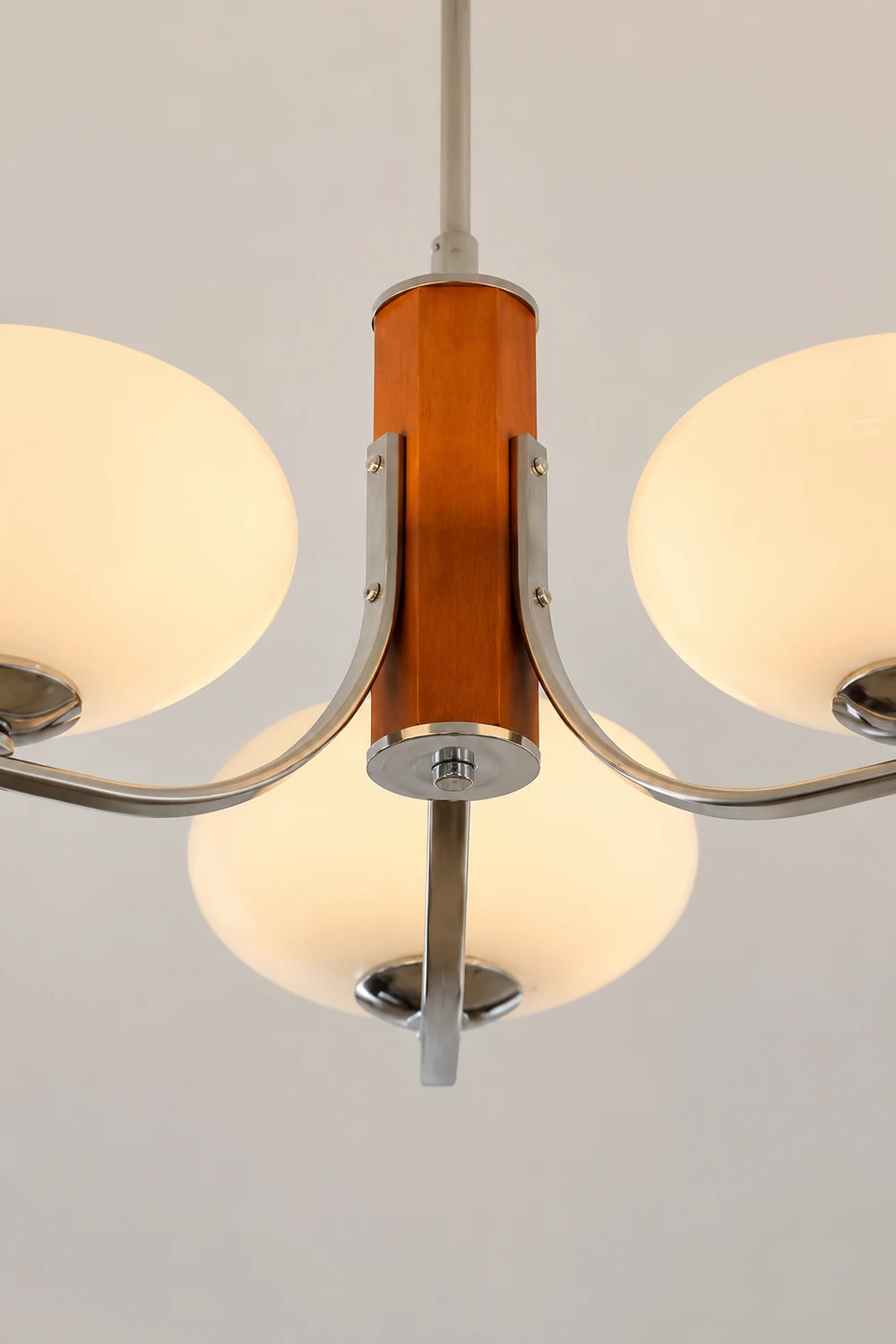 Medieval Bauhaus Solid Wood Chandelier - Lumpaz