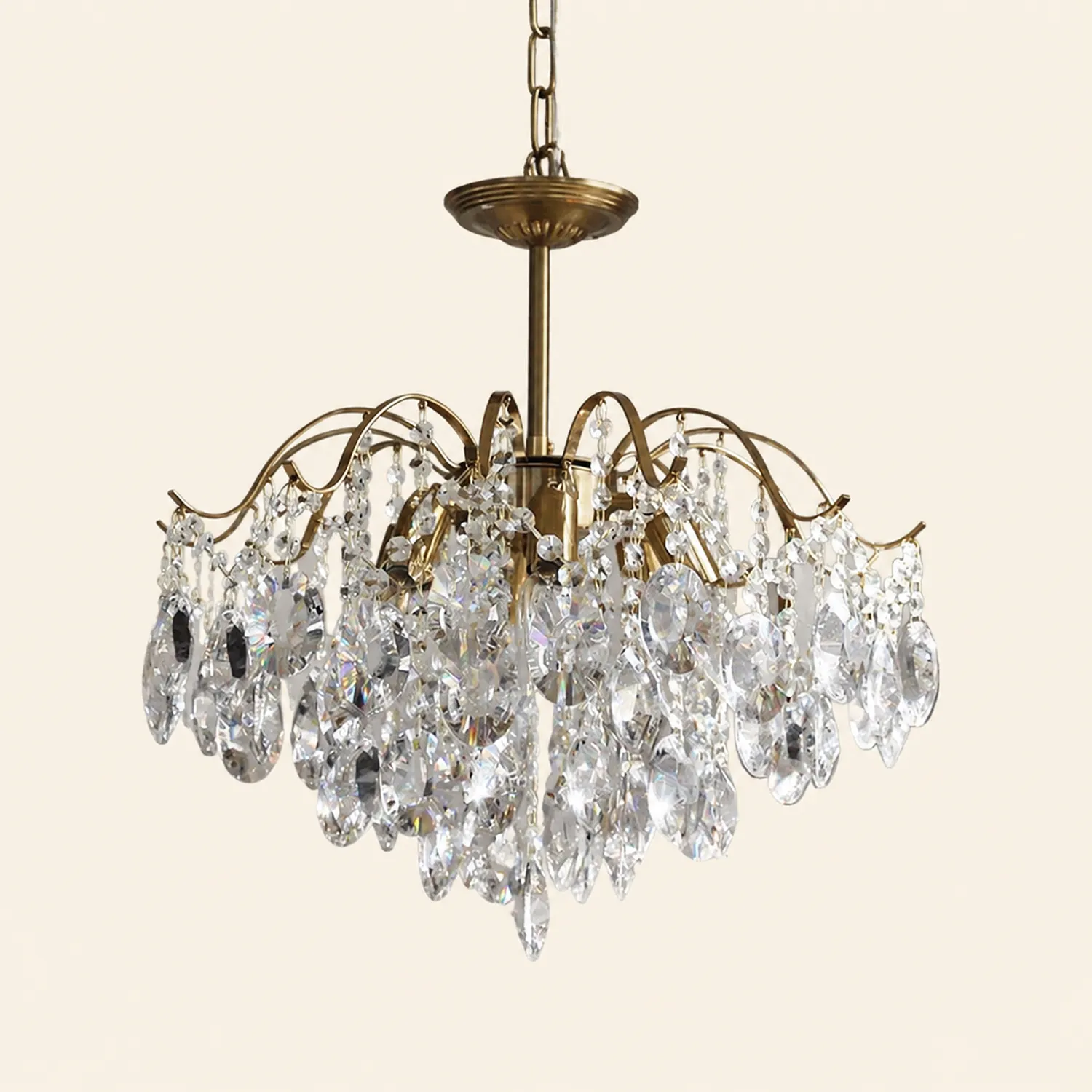 French Light luxury Romantic Crystal Chandelier - Lumpaz