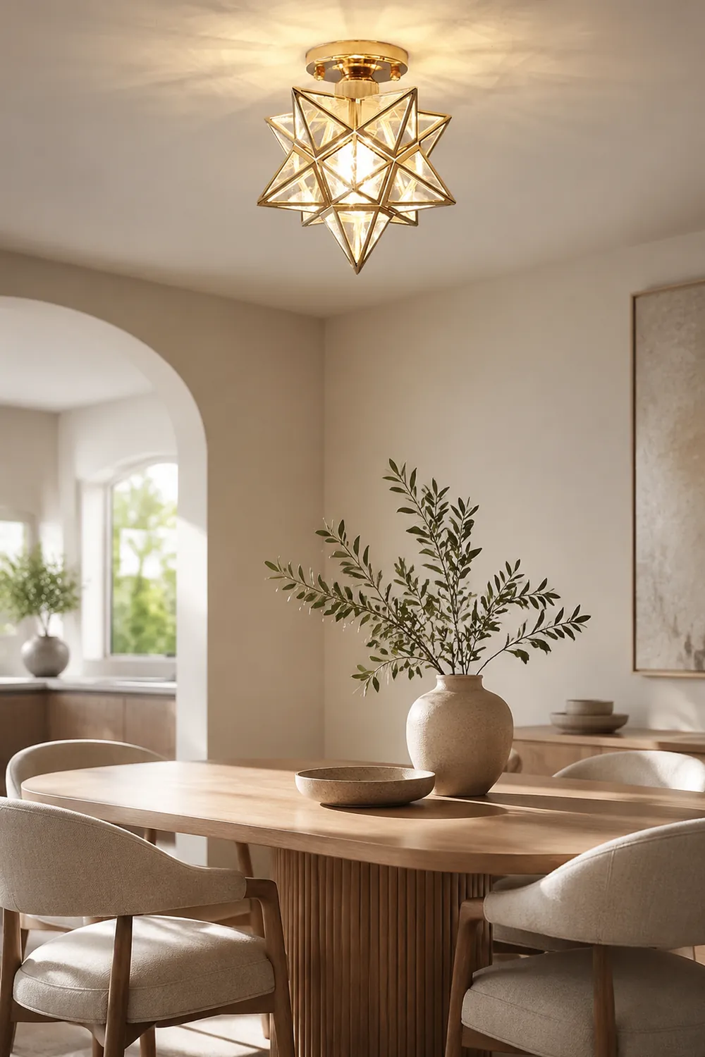 Creative Metal Star Ceiling Light - Lumpaz
