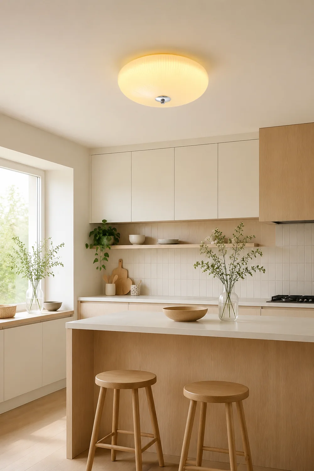 French Simple Glass Ceiling Lamps - Lumpaz