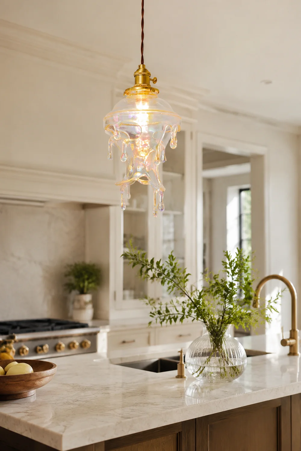 Designer Water Drop Melting Decor Pendant Light - Lumpaz