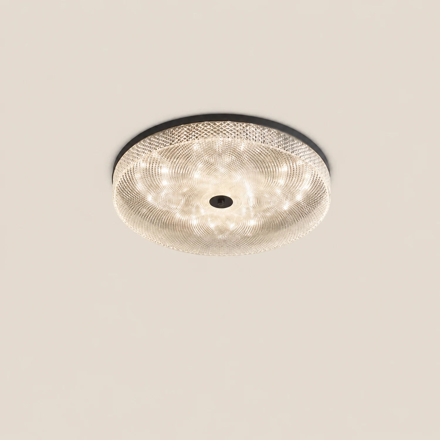 Modern Simple Crystal Copper Ceiling Light - Lumpaz