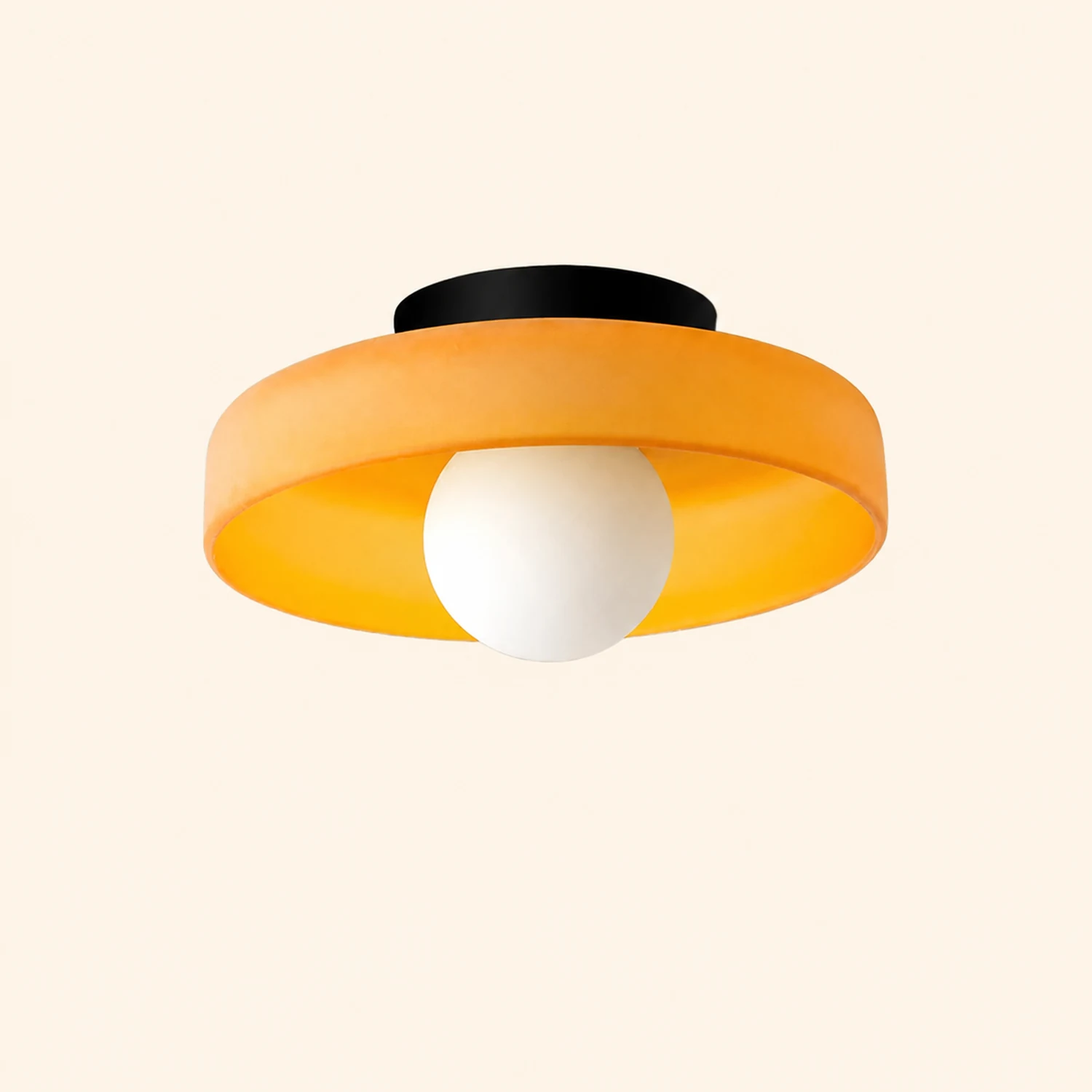 Modern Round Flush Mount Kitchen Ceiling Light - Lumpaz