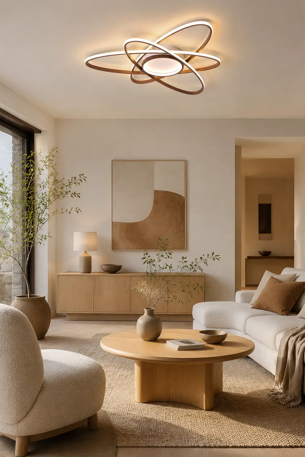 Modern Geometrical Led Ceiling Light - Lumpaz