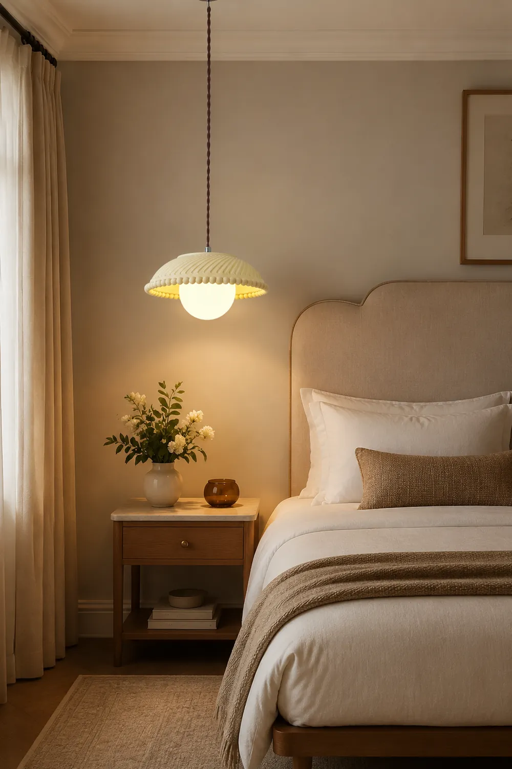 Simple Resin Island Hanging Pendant Light - Lumpaz