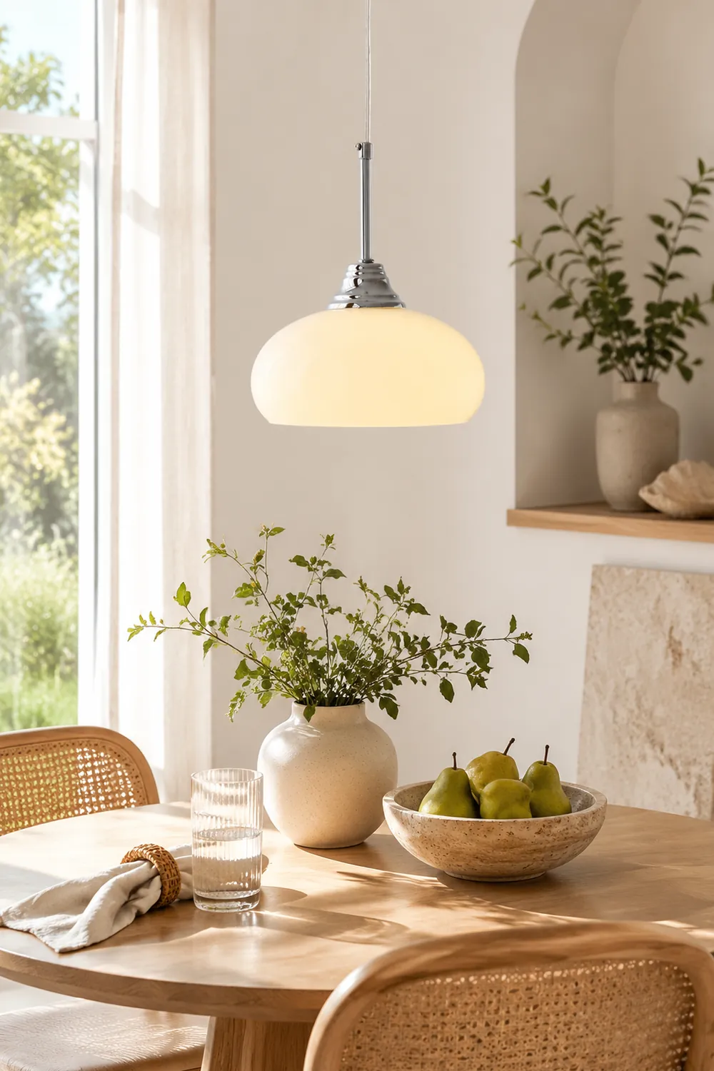 Nordic Bauhaus Small Glass Pendant Light - Lumpaz