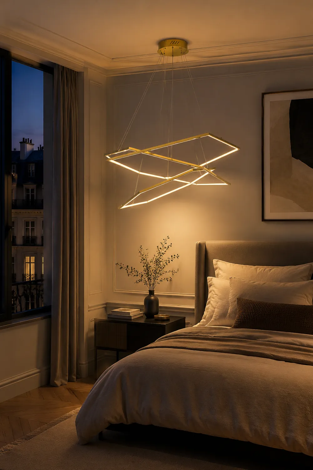 Modern Chic Geometric Polygon Pendant Light - Lumpaz