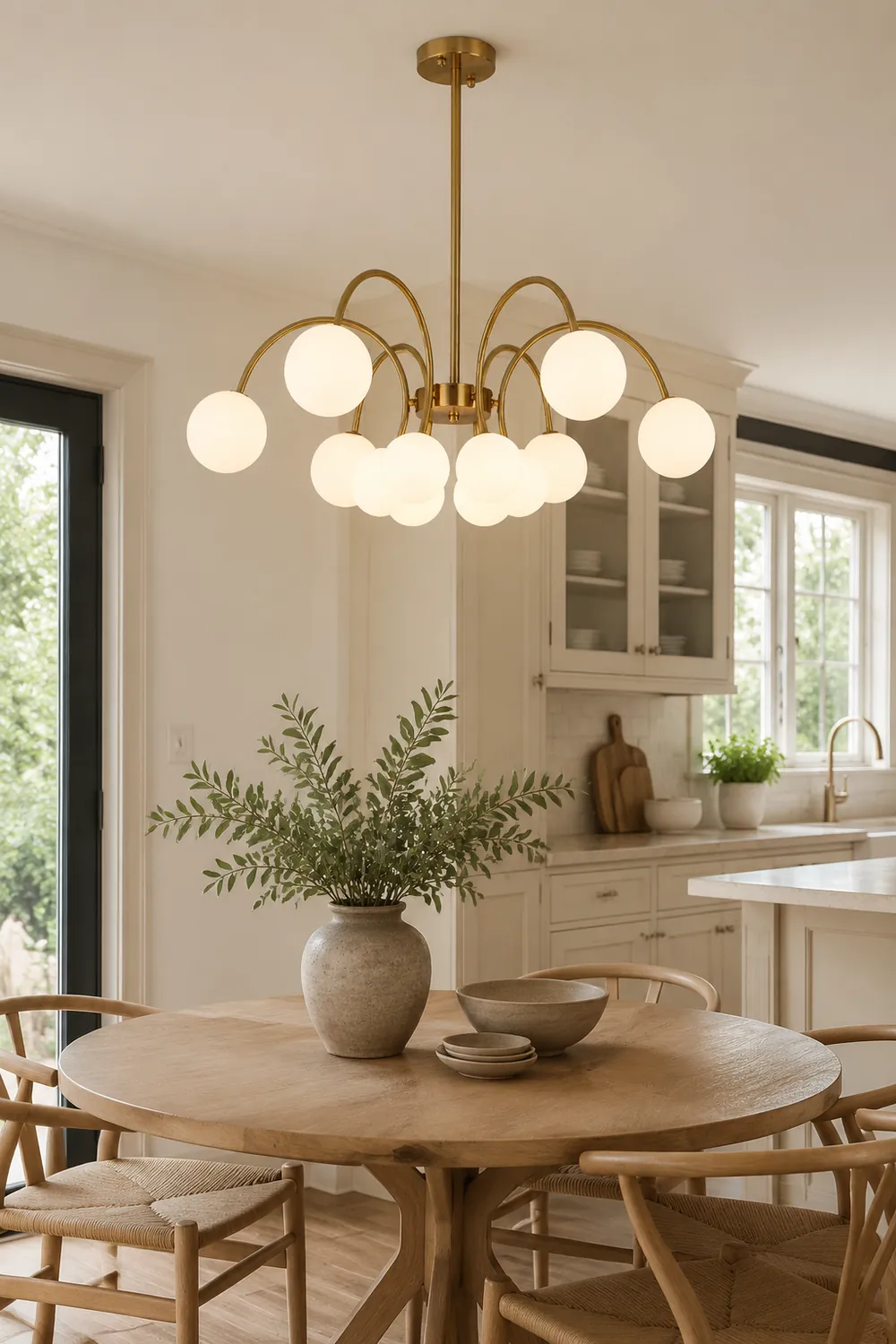 Modern Gold Sputnik Shape Chandelier - Lumpaz