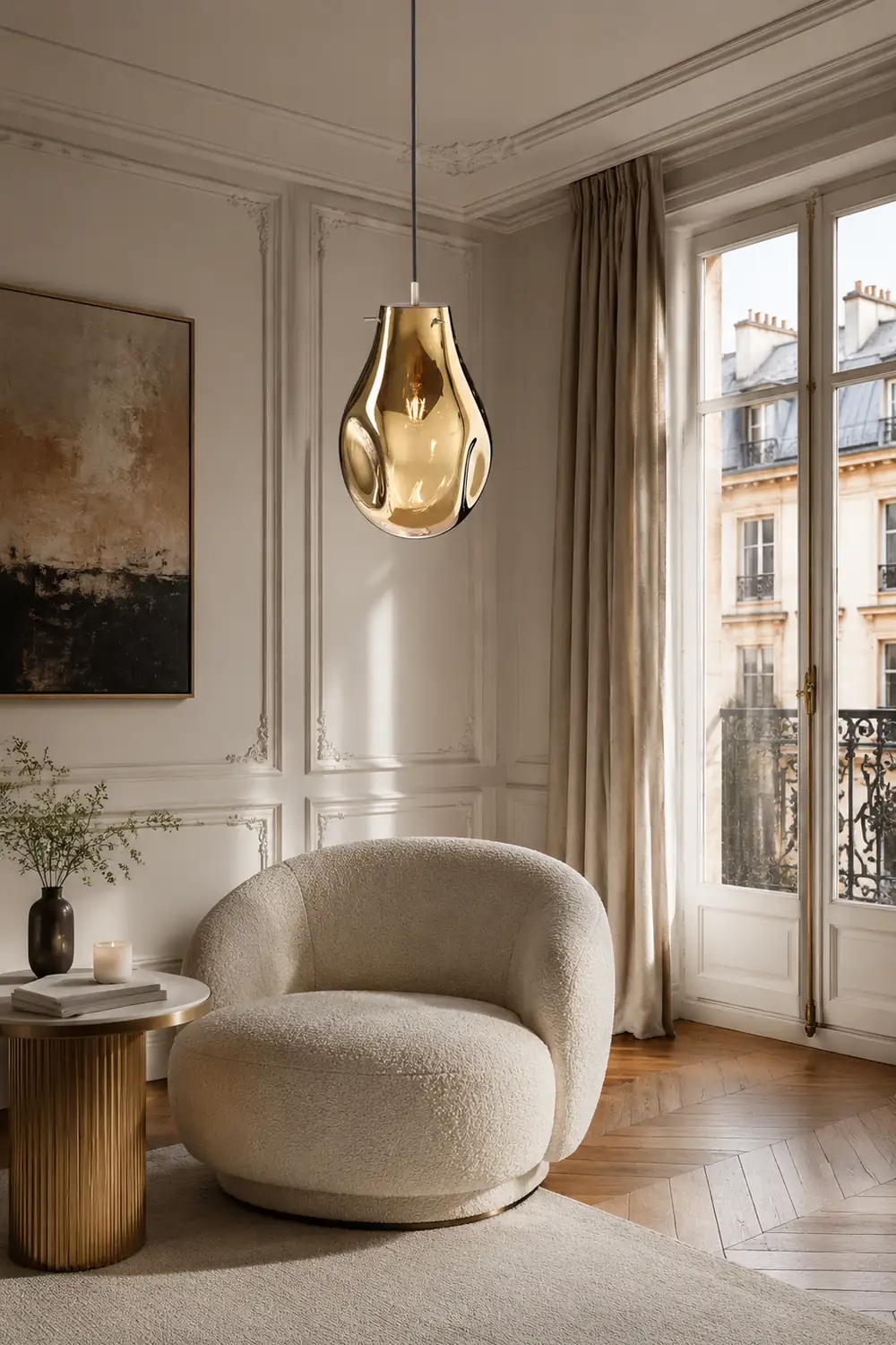 Handcrafted Irregular Shape Glass Pendant Lighting - Lumpaz