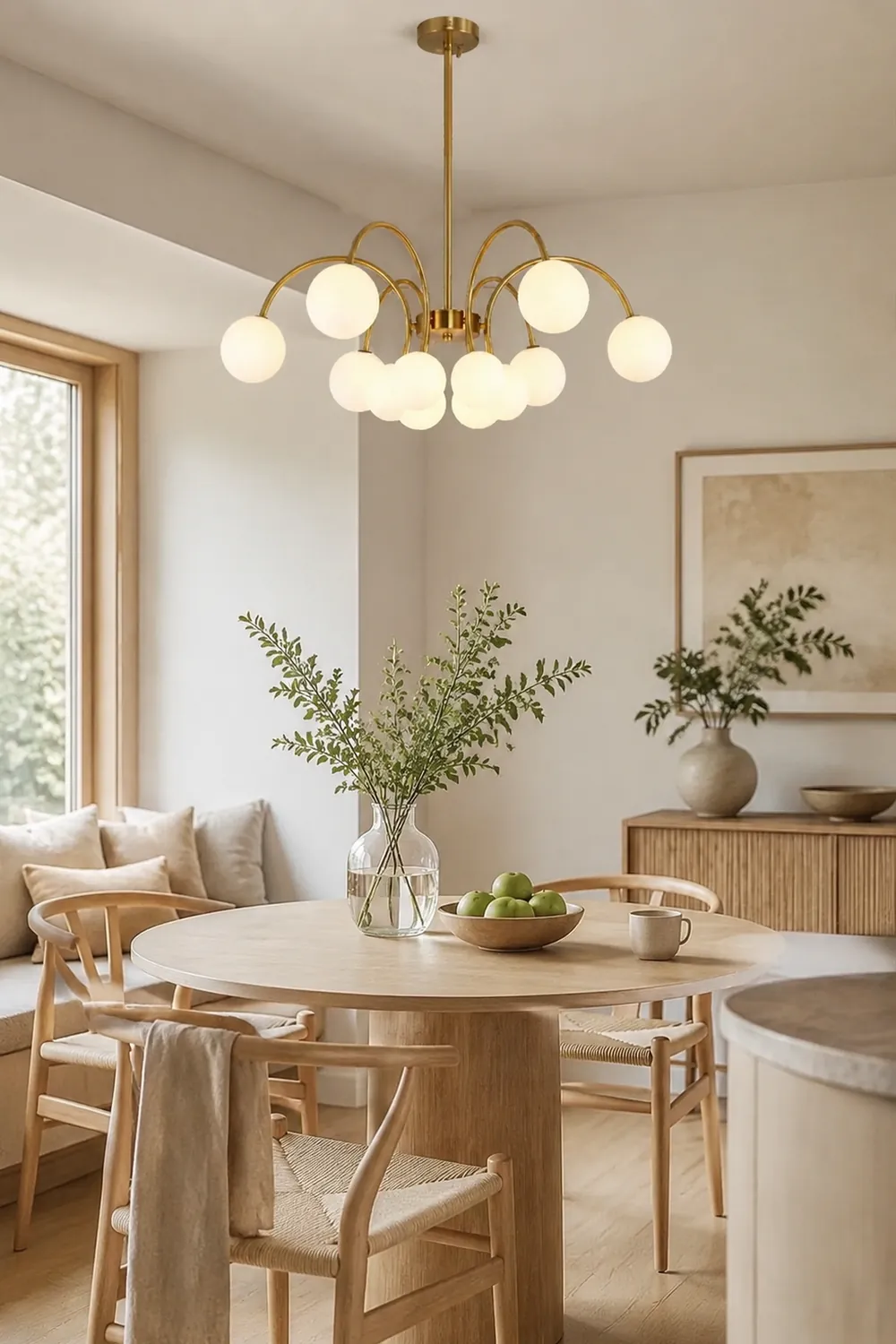 Modern Gold Sputnik Shape Chandelier - Lumpaz