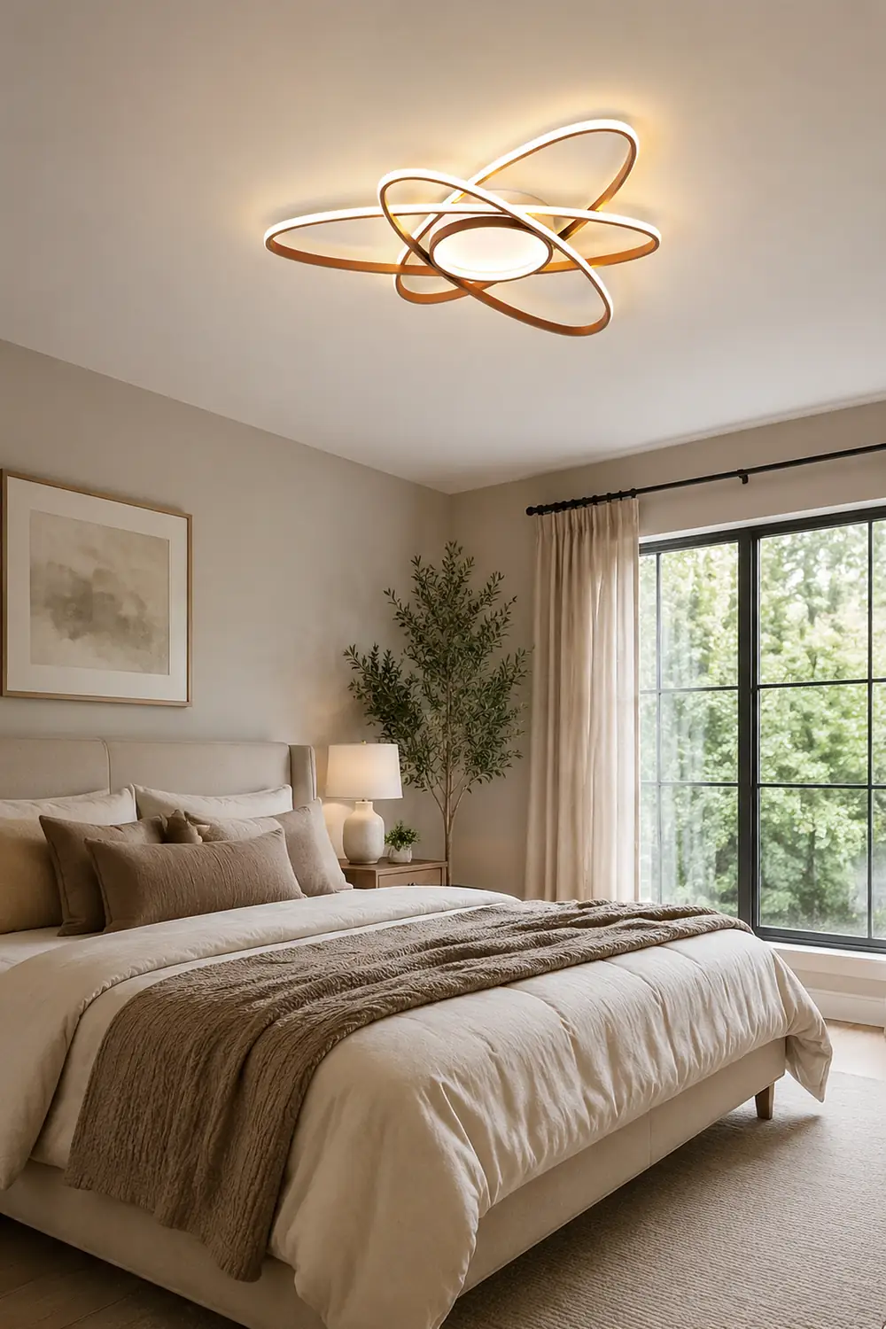 Modern Geometrical Led Ceiling Light - Lumpaz