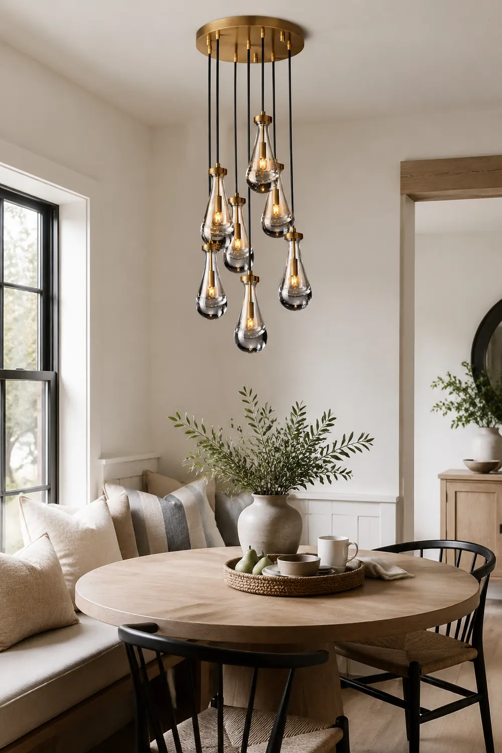 Modern Art Deco Raindrop Chandelier - Lumpaz