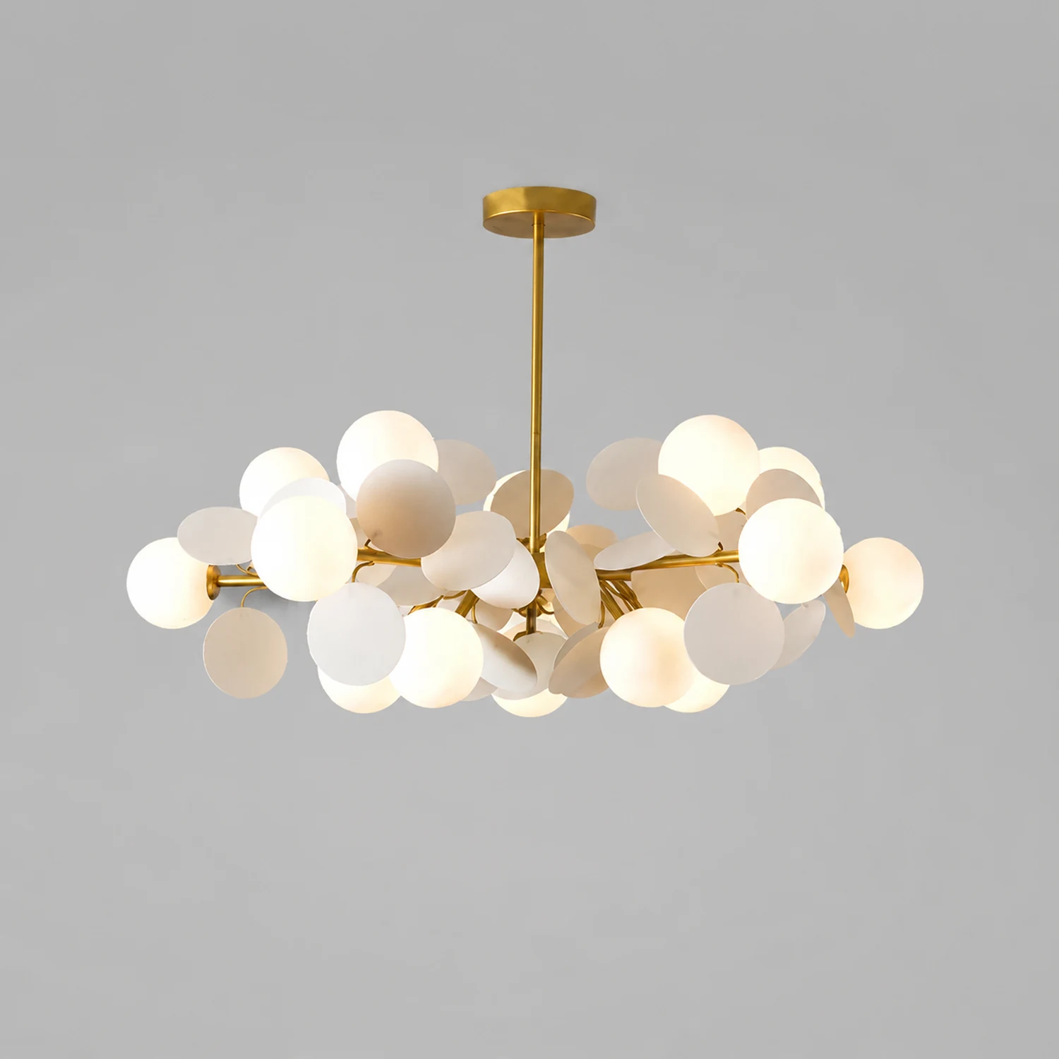 Nordic Multicolored Flower Branch Living Room Chandelier - Lumpaz