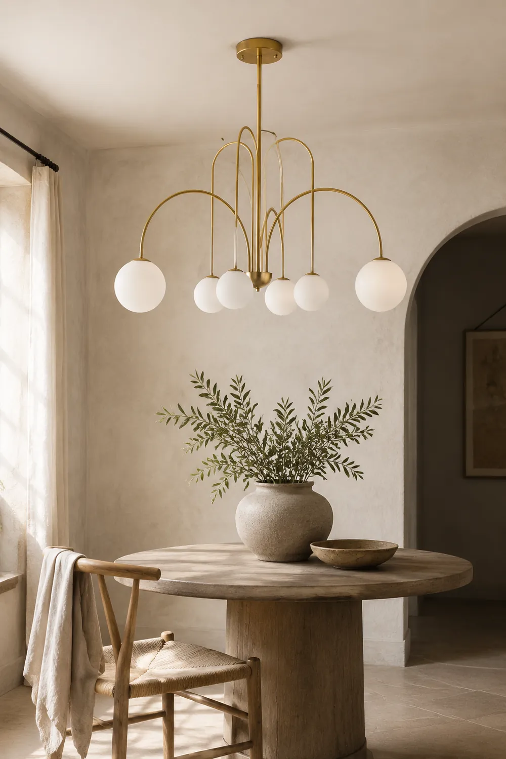 Art Deco Glass Ball Chandelier - Lumpaz