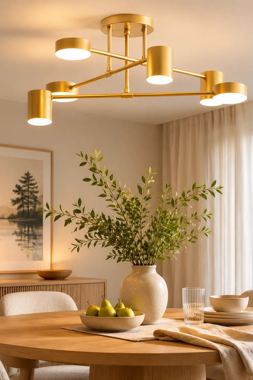 Metal Painted Finishes LED Ceiling Light Circle Design Flush Mount Lights - Lumpaz