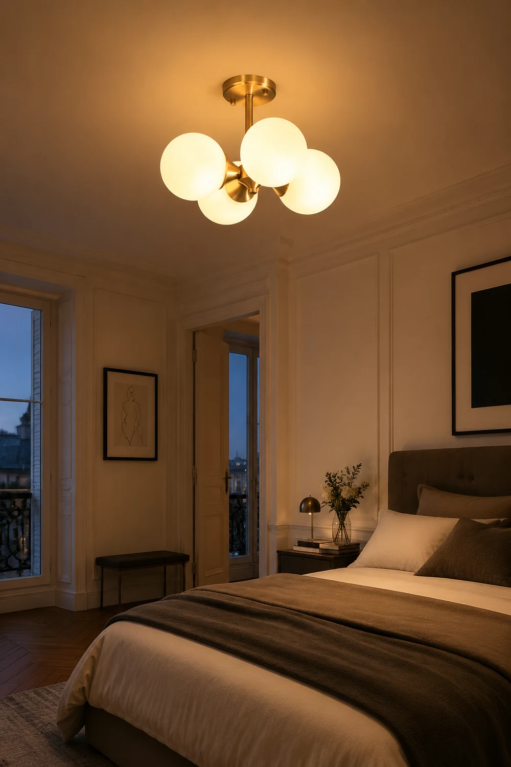 LED Glass Ball Ceiling Lamp - Lumpaz