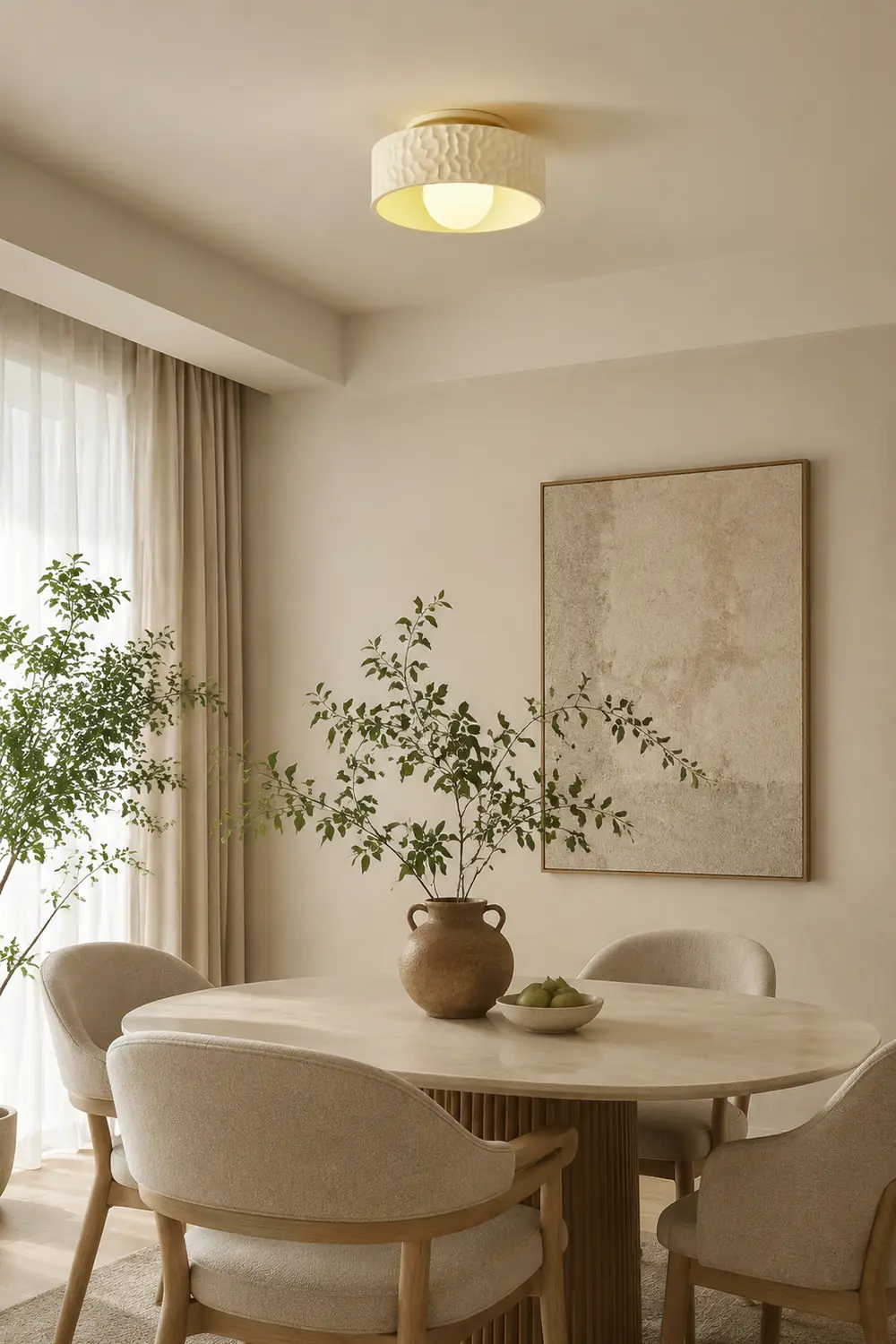 Wabi-sabi Ceiling Lamp Simple Creativity Ceiling Light - Lumpaz