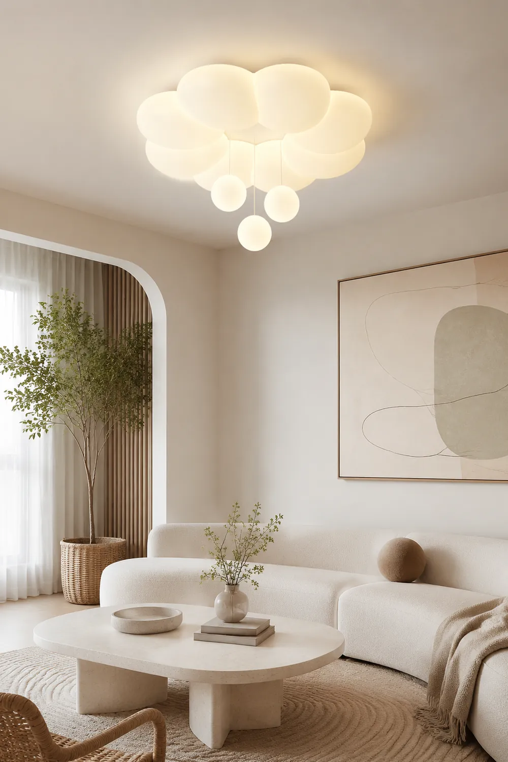 French Warm Ceiling Light For Kids Room - Lumpaz