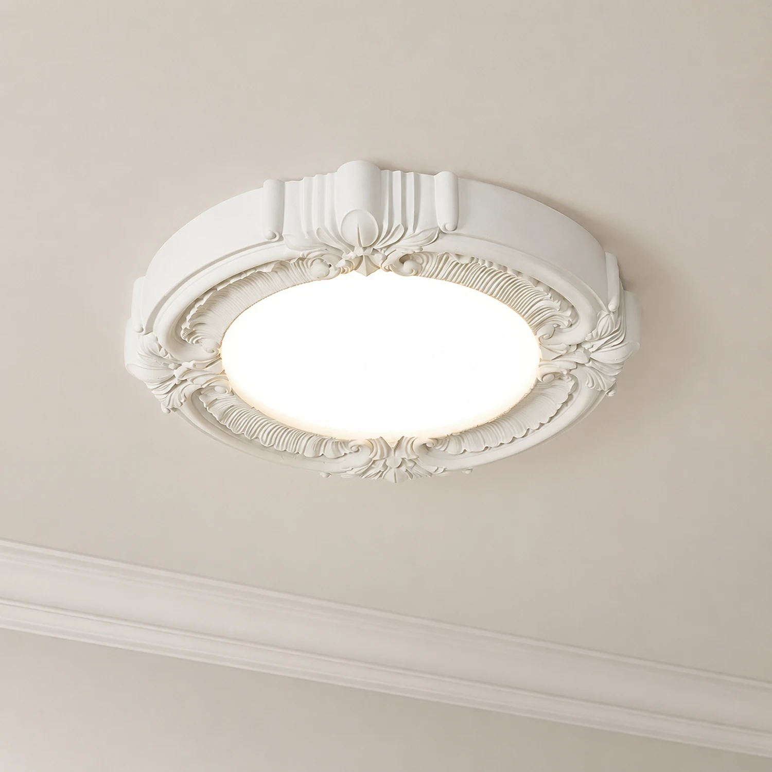 French Retro LED Ceiling Light For Bedroom - Lumpaz