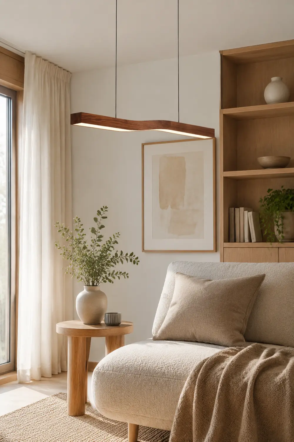 Modern LED Linear Pendant Light - Lumpaz