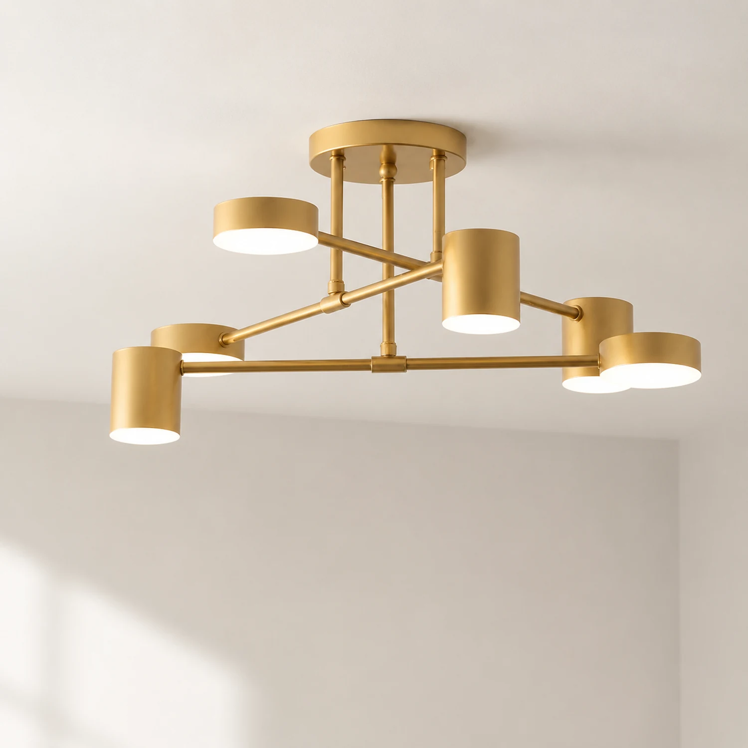 Metal Painted Finishes LED Ceiling Light Circle Design Flush Mount Lights - Lumpaz