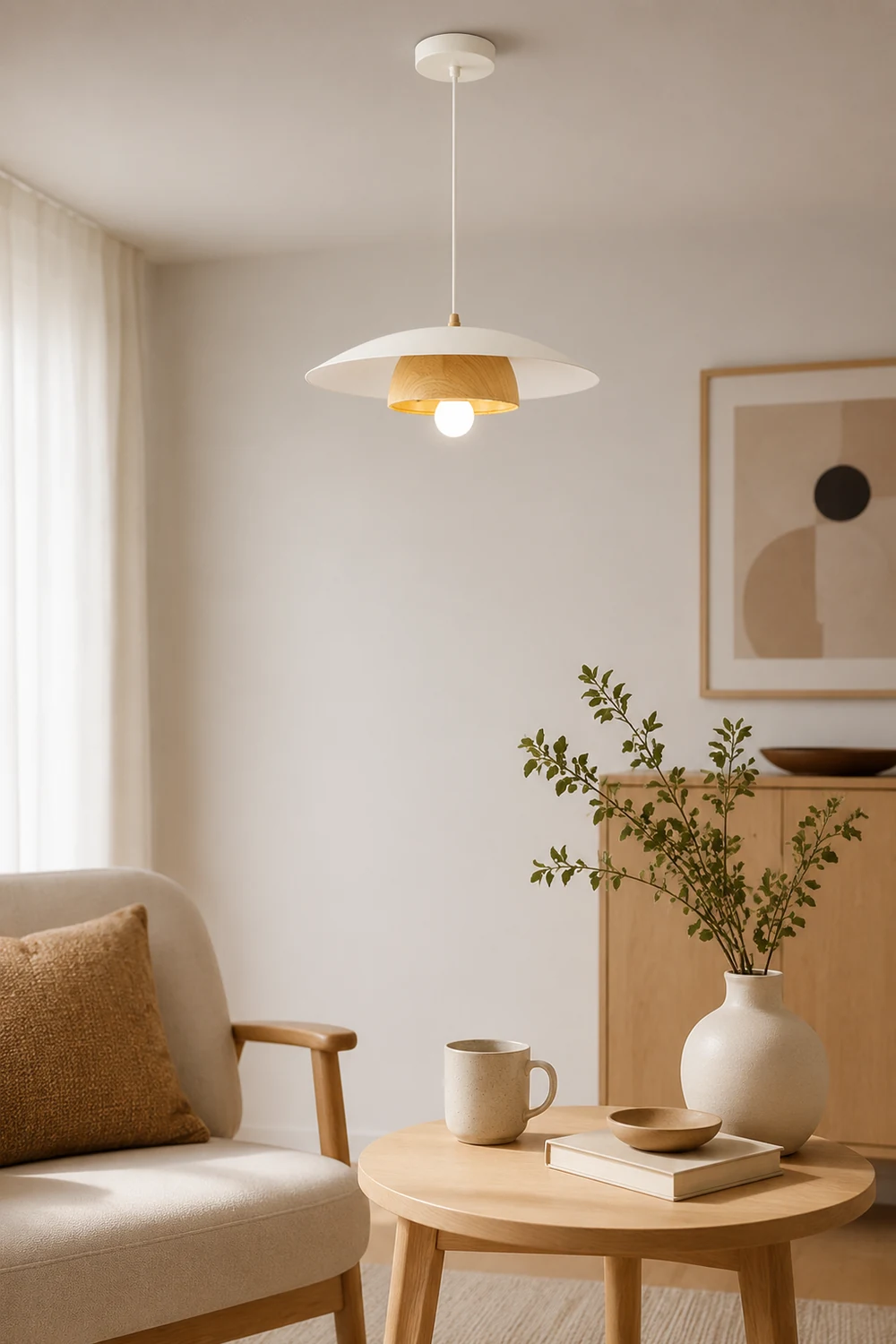 Nordic Style Flying Saucer Pendant Hanging Light - Lumpaz