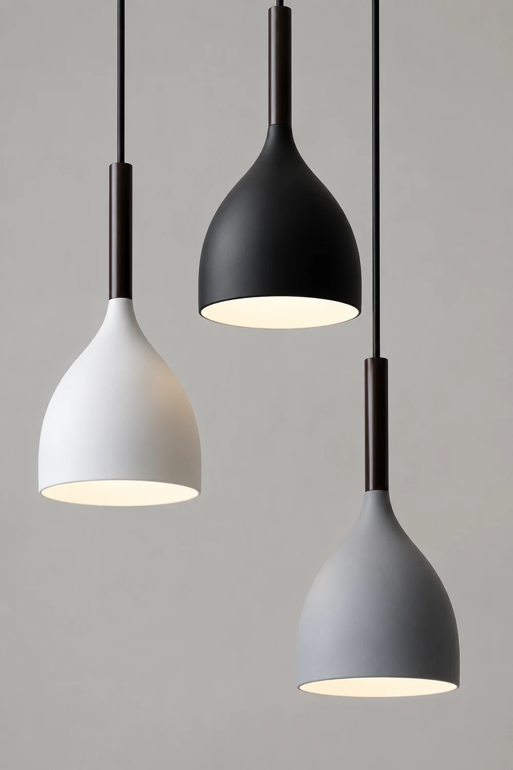 Modern Metal Triple Pendant Lights - Lumpaz