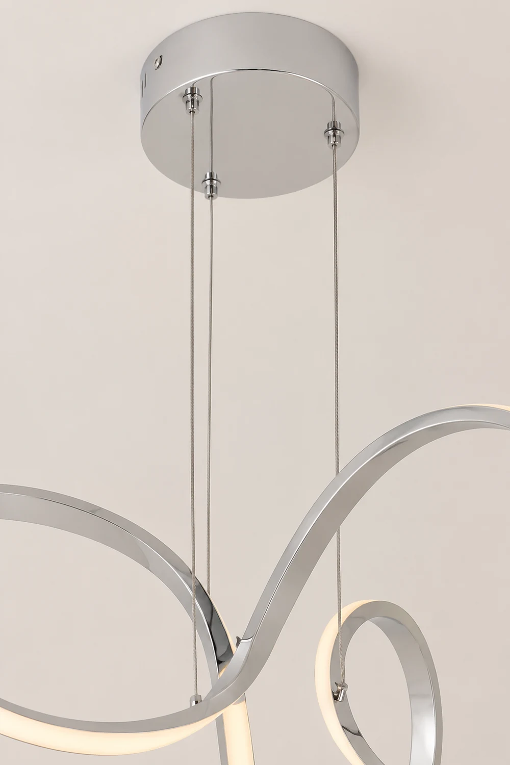 Nordic Minimalism Swirl Integrated Ceilng Light - Lumpaz