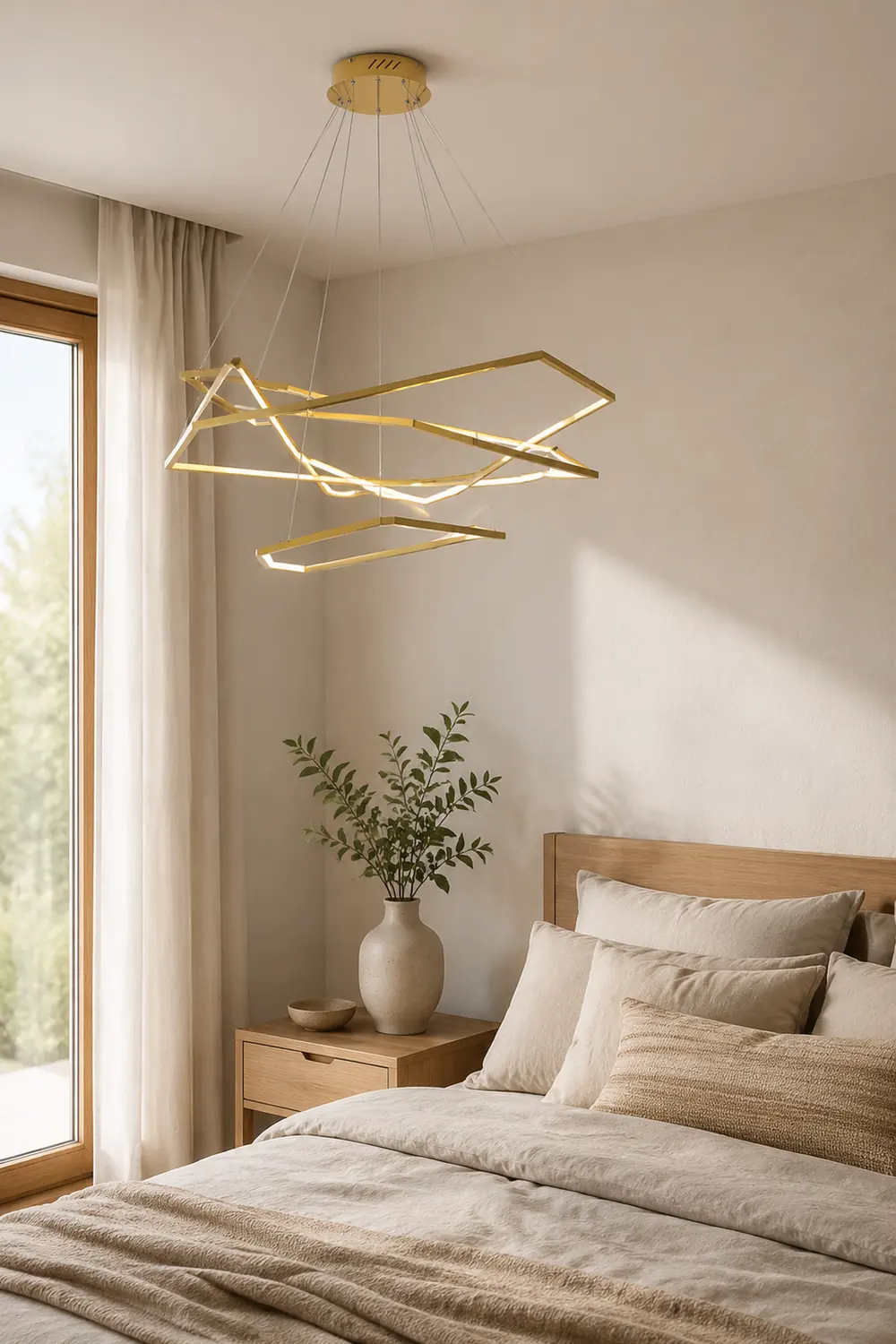 Modern Chic Geometric Polygon Pendant Light - Lumpaz