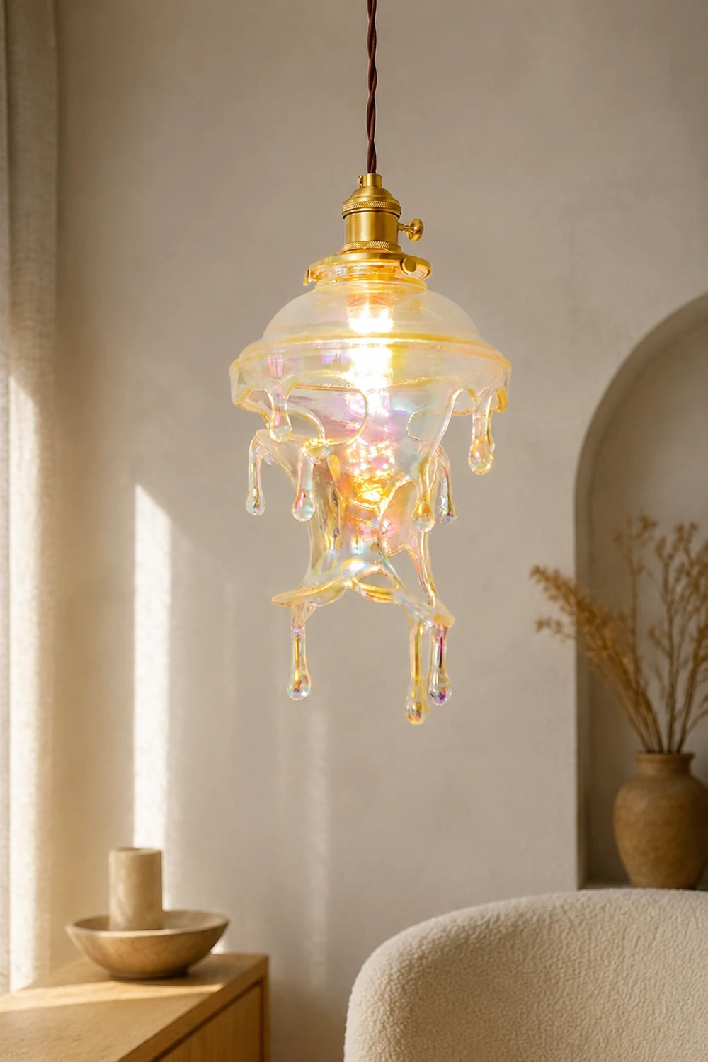 Designer Water Drop Melting Decor Pendant Light - Lumpaz