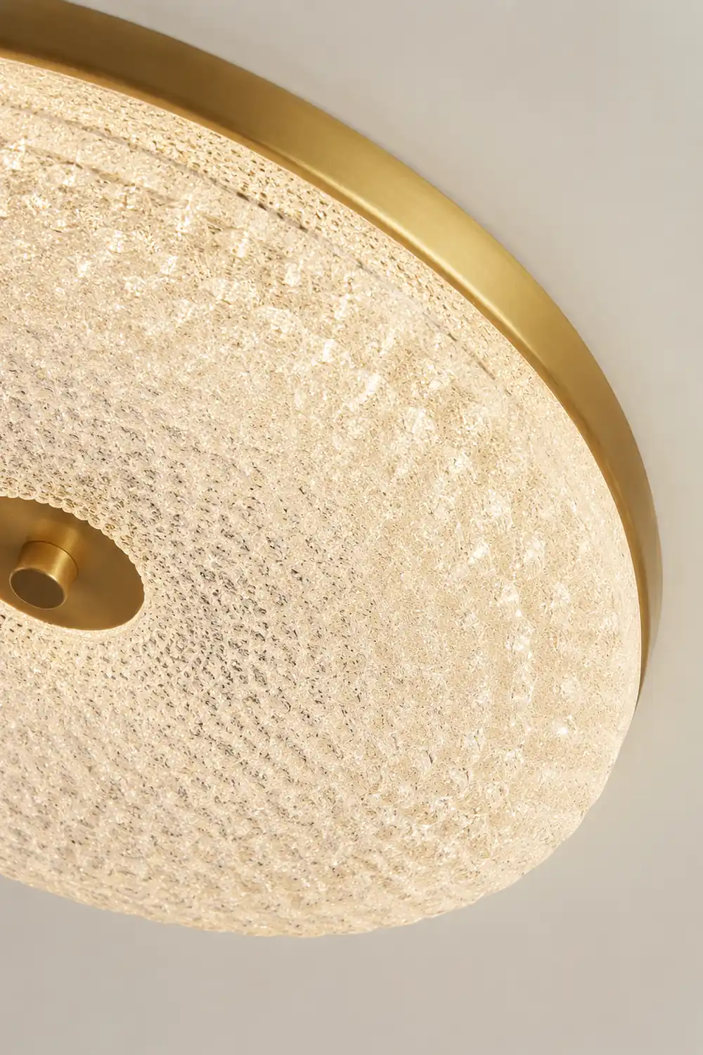 Modern Crystal Ceiling Light LED Creative Copper Ceiling Lamp - Lumpaz