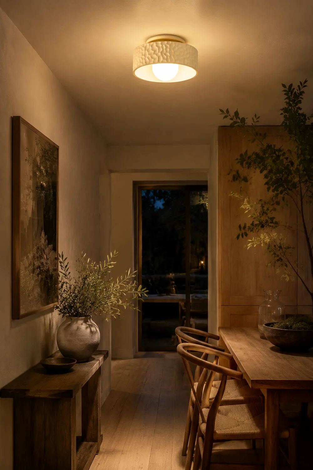 Wabi-sabi Ceiling Lamp Simple Creativity Ceiling Light - Lumpaz